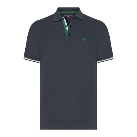 Marcus Short Sleeve Polo Shirt // Navy (S)