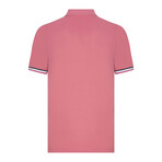 Caden Short Sleeve Polo Shirt // Coral (M)