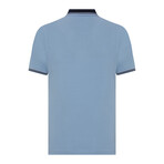 Israel Short Sleeve Polo Shirt // Blue (2XL)