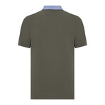 Adonis Short Sleeve Polo Shirt // Olive (S)