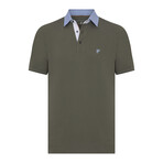 Adonis Short Sleeve Polo Shirt // Olive (S)