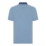 Miguel Short Sleeve Polo Shirt // Blue (L)