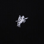 Angel Short Sleeve Polo Shirt // Black (3XL)