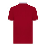 Steven Short Sleeve Polo Shirt // Red (S)