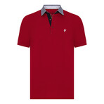 Carter Short Sleeve Polo Shirt // Red (M)