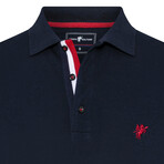 Luca Short Sleeve Polo Shirt // Navy (2XL)