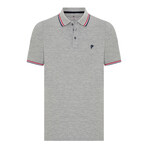 Arthur Short Sleeve Polo Shirt // Gray Melange (2XL)