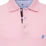 Luis Short Sleeve Polo Shirt // Pink (3XL)