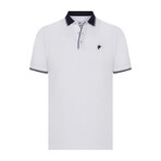 Jeremy Short Sleeve Polo Shirt // White (S)