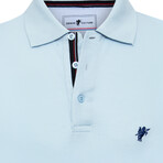 Emilio Short Sleeve Polo Shirt // Blue (L)