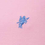 Luis Short Sleeve Polo Shirt // Pink (3XL)