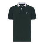 Kyler Short Sleeve Polo Shirt // Dark Green (3XL)