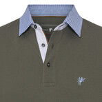 Adonis Short Sleeve Polo Shirt // Olive (S)