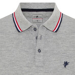 Arthur Short Sleeve Polo Shirt // Gray Melange (2XL)