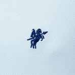 Emilio Short Sleeve Polo Shirt // Blue (L)