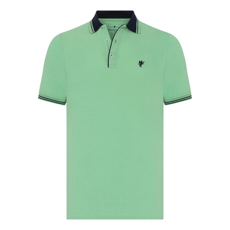 Zach Short Sleeve Polo Shirt // Mint (S)