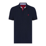 Stephen Short Sleeve Polo Shirt // Navy (L)