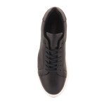 Leather Low Top Sneaker // Style 1 // Black (Euro: 42)