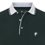 Kyler Short Sleeve Polo Shirt // Dark Green (3XL)