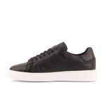 Leather Low Top Sneaker // Style 1 // Black (Euro: 42)