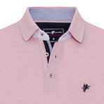 Jett Short Sleeve Polo Shirt // Pink (2XL)