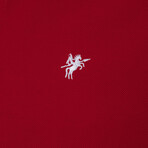 Carter Short Sleeve Polo Shirt // Red (M)