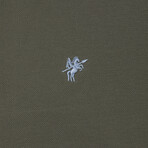 Adonis Short Sleeve Polo Shirt // Olive (S)