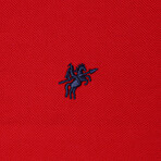 Liam Short Sleeve Polo Shirt // Red (XL)