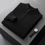 Ford 100% Cashmere Sweater // Black (L)