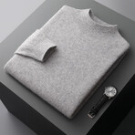 Osric 100% Cashmere Sweater // Light Grey (2XL)