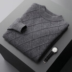 Prince 100% Cashmere Sweater // Dark Grey (XL)
