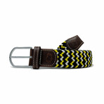 The Chesapeake // Black + White + Gold (Small // Max Waist: 33")