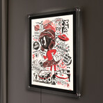 Looney Tunes (Where's The Kaboom Marvin the Martian) // MightyPrint™ Wall Art // Backlit LED Frame