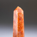 Genuine Polished Tangerine Quartz Point V2