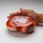 Genuine Polished Carnelian Dish V1