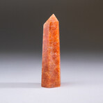 Genuine Polished Tangerine Quartz Point V2