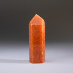 Genuine Polished Tangerine Quartz Point V3