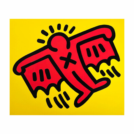 Keith Haring  // Icons (D) - X Man // 1990