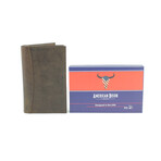 Top Grain Cowhide European Jacket Wallet // Brown