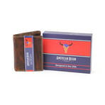 Oli Pull Up Slim Tri-Fold // Brown