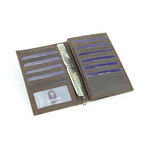 Top Grain Cowhide European Jacket Wallet // Brown