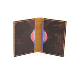 Oil Pull Up Card Case // Brown