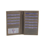 Top Grain Cowhide European Jacket Wallet // Brown