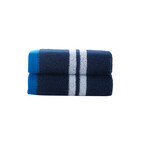 Nautical Blanket Stripe Wash Towel // Navy (Single)