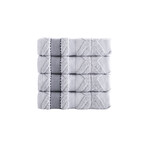 Large Square Hand Towel // Silver (Single)
