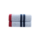 Nautical Blanket Stripe Wash Towel // White (Single)