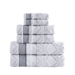 Large Square Towel Set // Set of 6 (White)