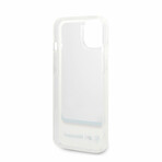 Motorsport Collection // IML iPhone Case // Big Square Transparent Area + Printed Bottom Logo (iPhone 14)