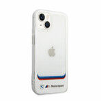 Motorsport Collection // IML iPhone Case // Big Square Transparent Area + Printed Bottom Logo (iPhone 14)