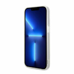 Motorsport Collection // IML iPhone Case // Big Square Transparent Area + Printed Bottom Logo (iPhone 14)